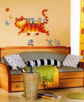 Украшение для стен и предметов интерьера "Кошки-мышки" артикул 12072b.